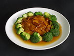 鲍汁扣黄螺