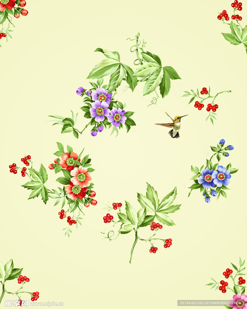 手绘花