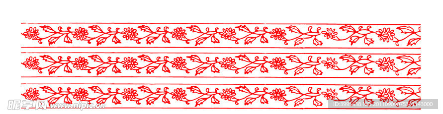 边框花纹图案