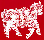 马剪纸