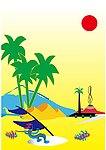 海边椰树