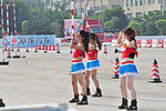 靓丽车模