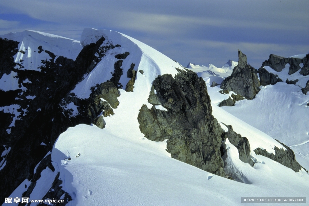 冰雪世界 雪山风景