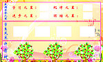 学校海报 每月之星展板