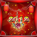 2012新年舞台背景
