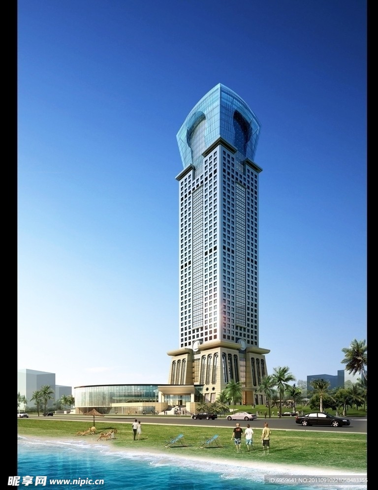 高层建筑效果图