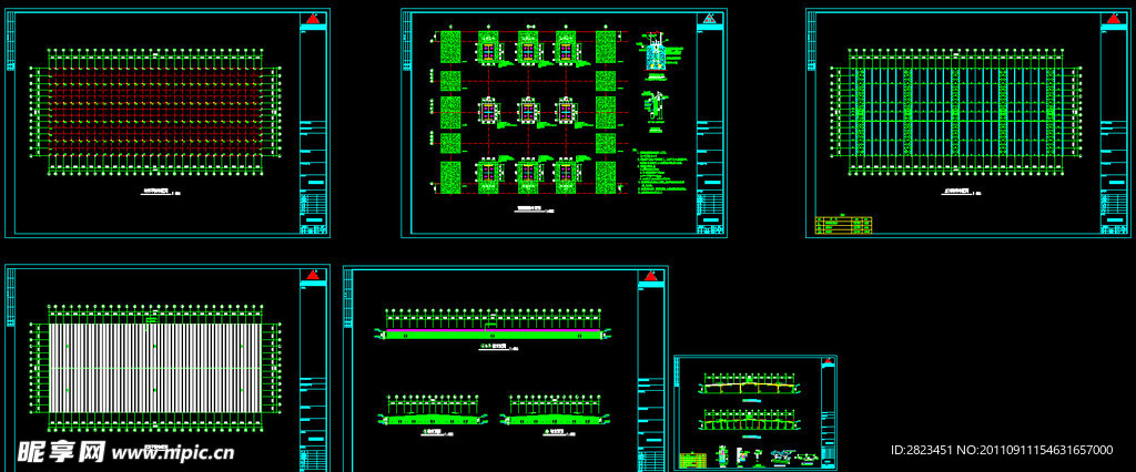 钢结构厂房详图