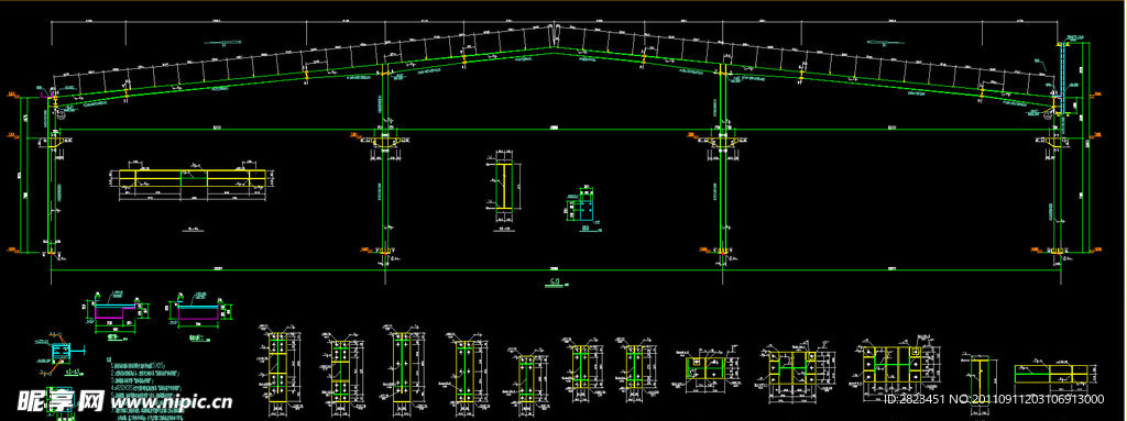 钢结构厂房平面图