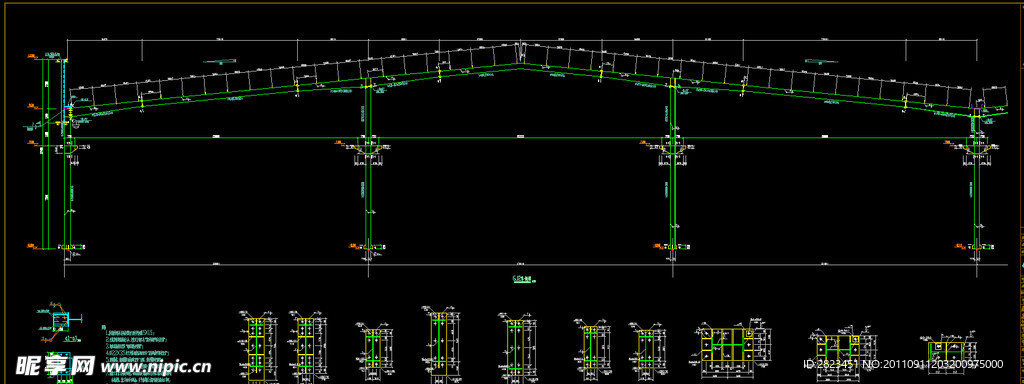 钢结构厂房构造大样图