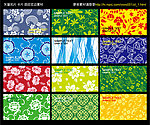 名片 卡片 矢量花纹 底纹素材