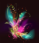 绚丽时尚花纹梦幻花纹