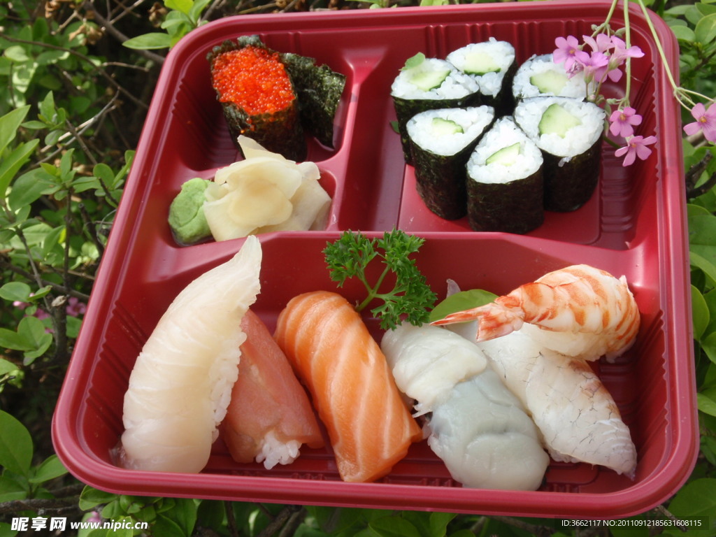 日本料理拼盘