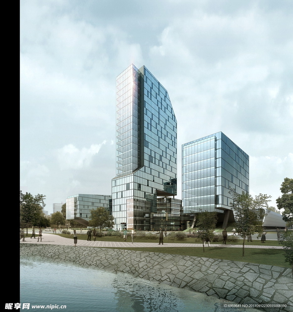 办公楼建筑模型