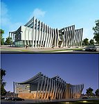 办公楼建筑模型