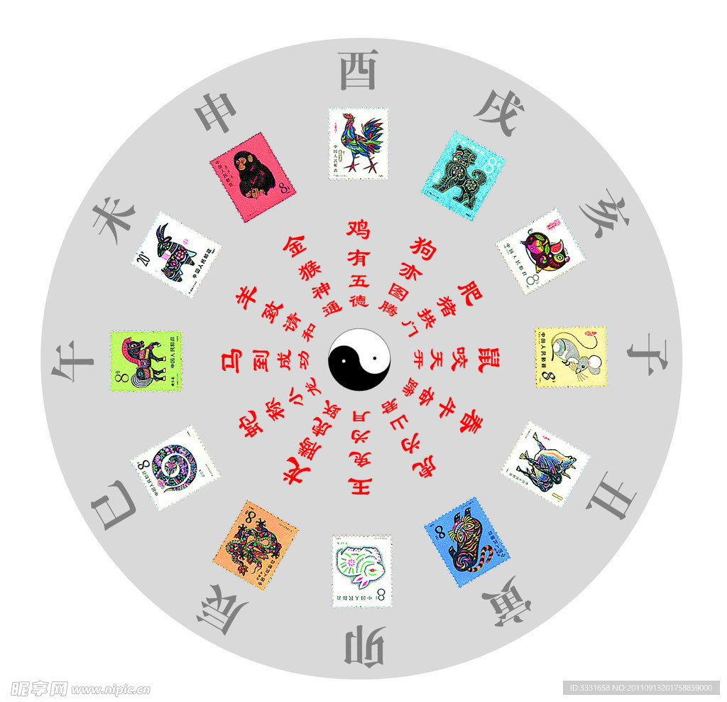 生肖时辰八挂图