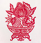 传统中国红图案