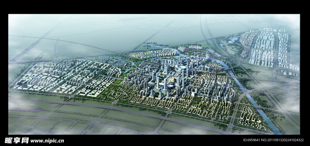 大型城市建筑模型