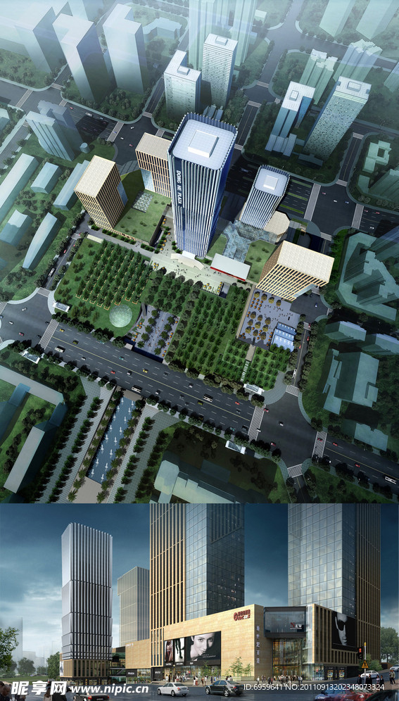 办公楼建筑模型