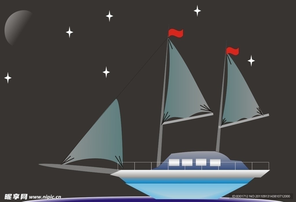 帆船