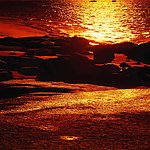 海边夕阳