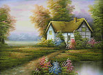 池塘小屋