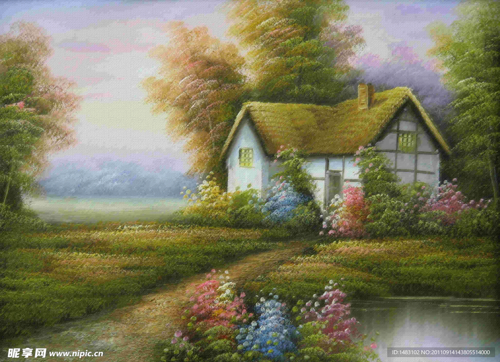 池塘小屋