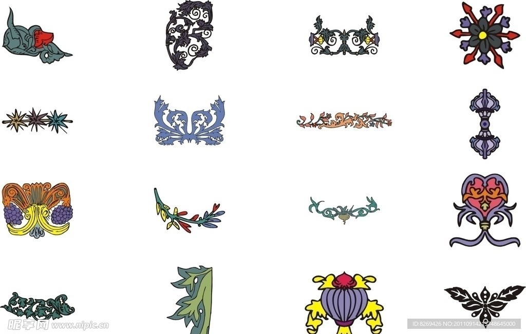 花纹 素材