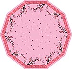 伞面花纹图案