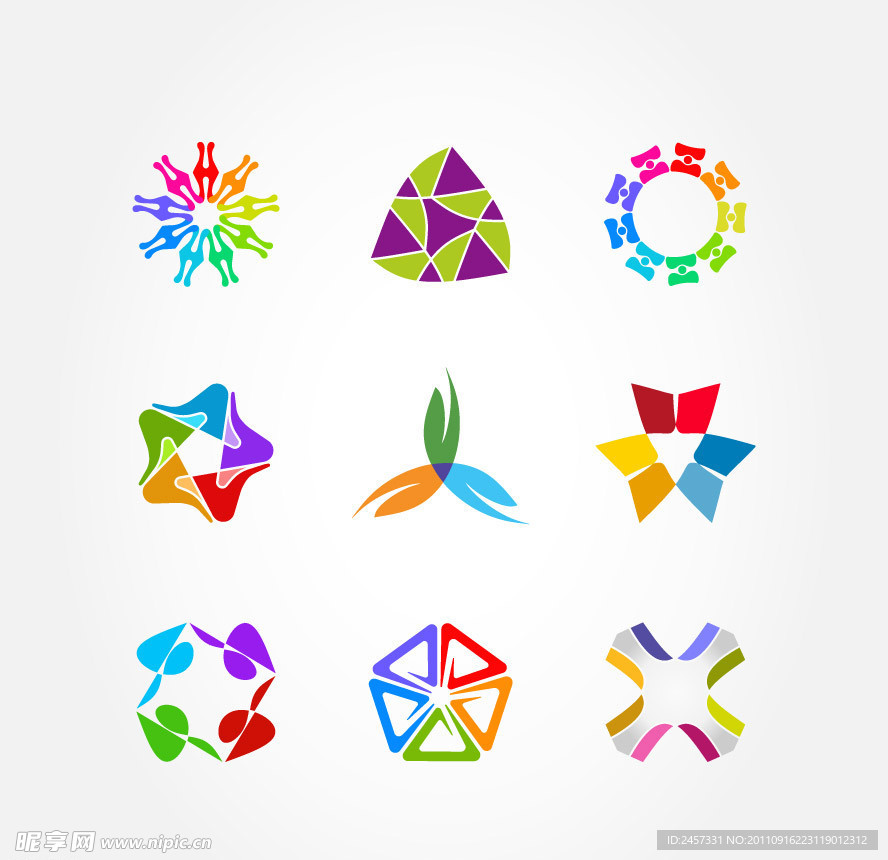 炫彩logo标志设计
