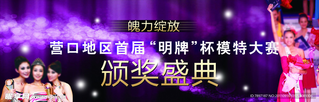 模特大赛背景