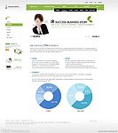 绿色科技企业网页设计