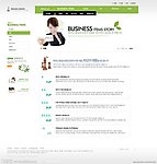 绿色科技企业网页模板
