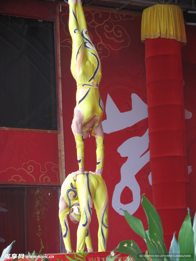 美女杂技