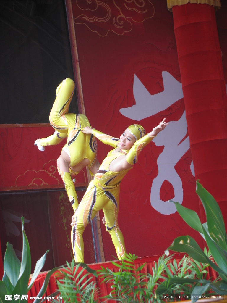 美女杂技