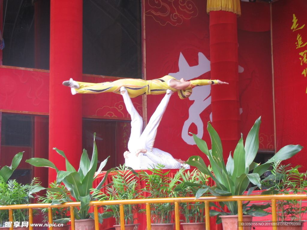美女杂技