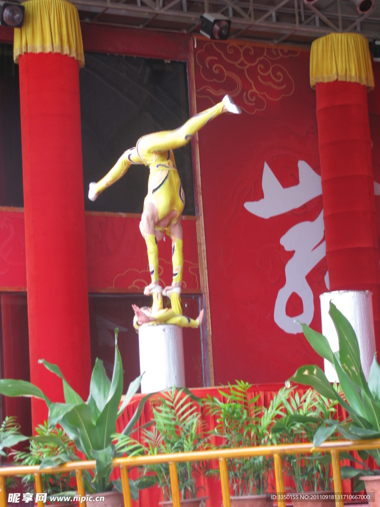 美女杂技