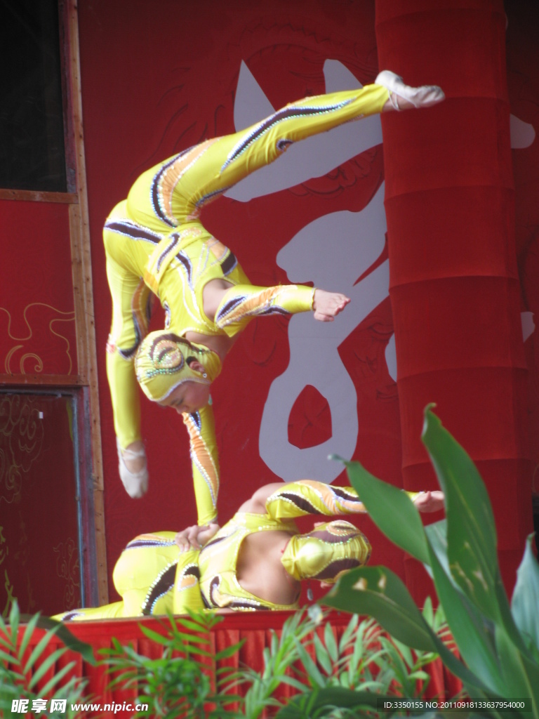 美女杂技
