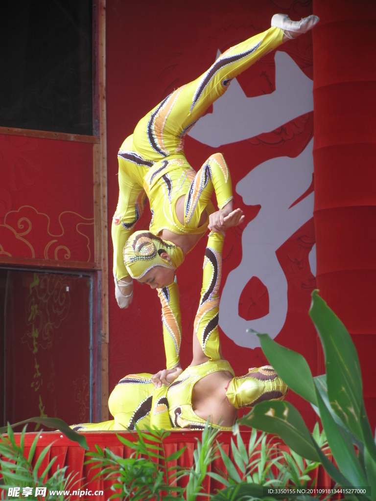 美女杂技