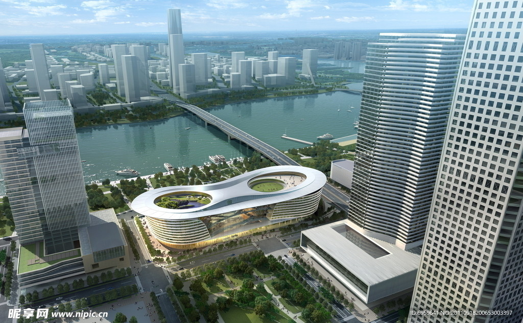 建筑效果图建筑模型源文件
