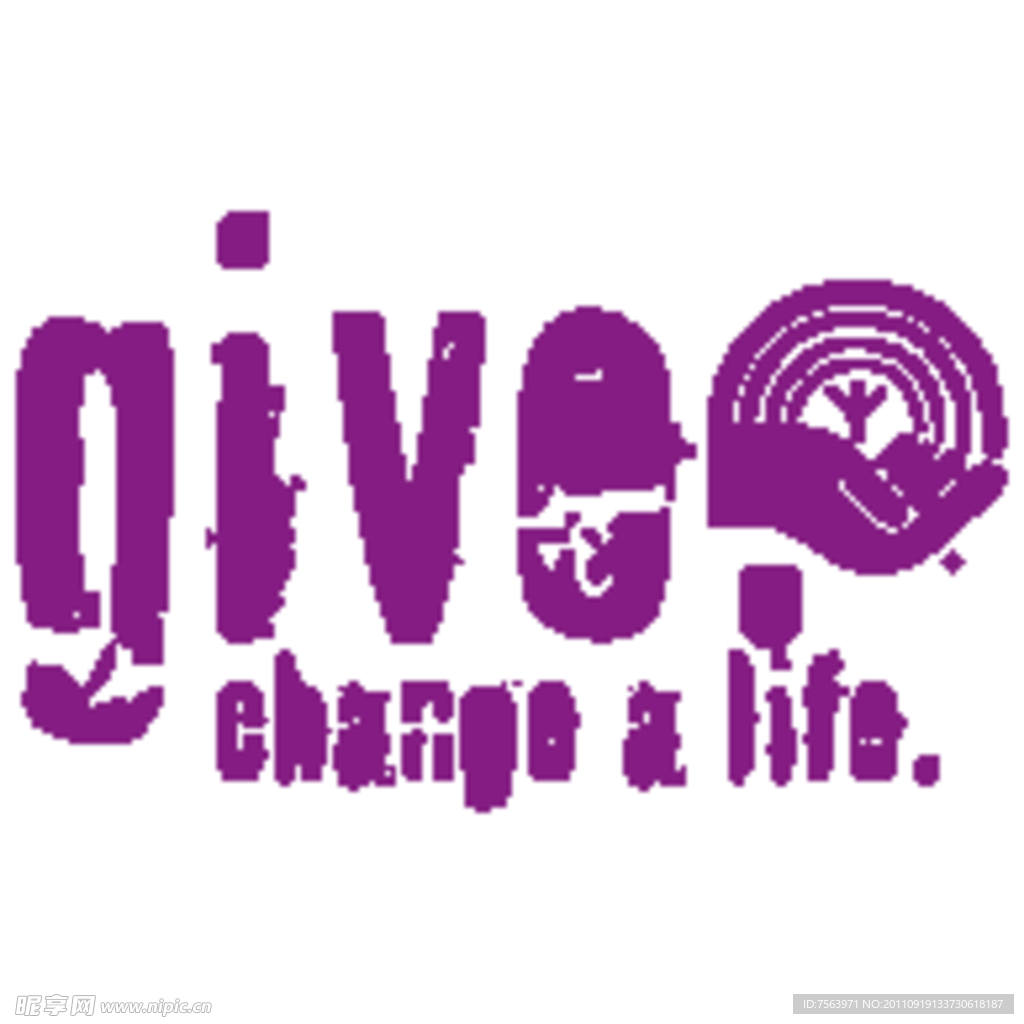 Give Change a Life标志