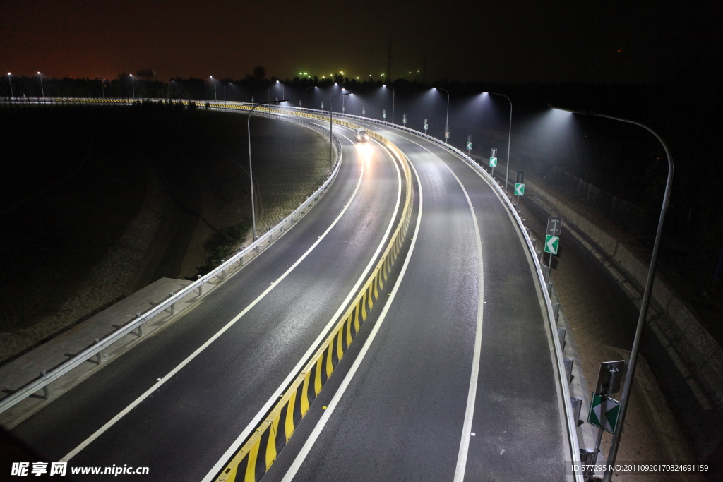 高速公路夜景