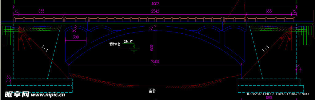 石拱桥详图