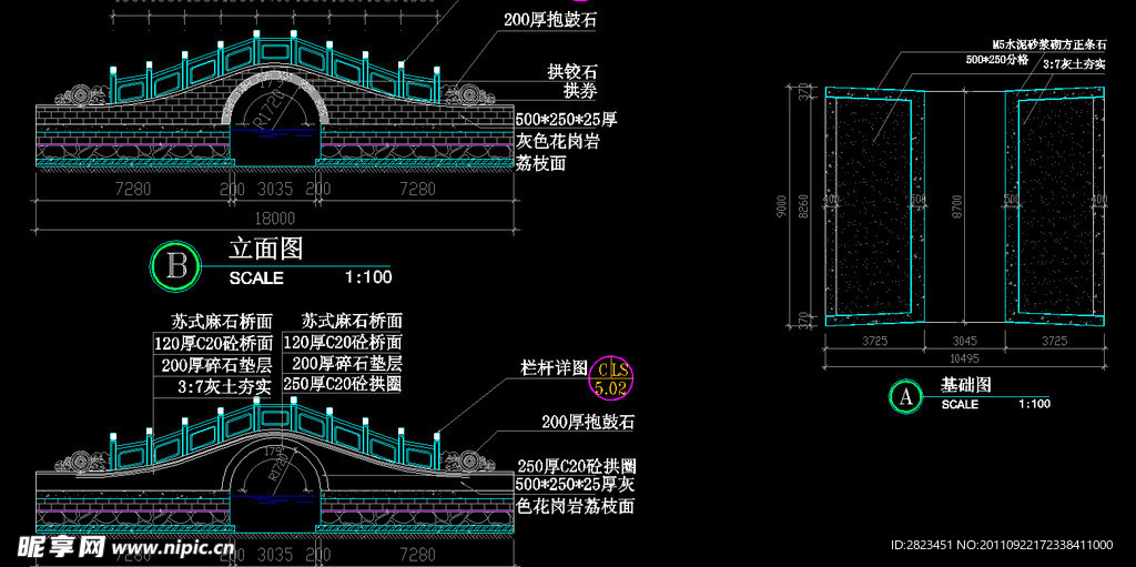 仿古车行桥