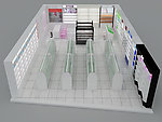 化妆品店3dmax设计效果图源文件