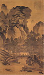 画山水轴