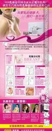 乳腺X展架