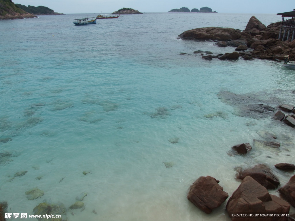 海滨海边沙滩
