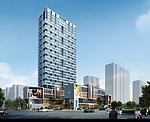 购物中心建筑效果图