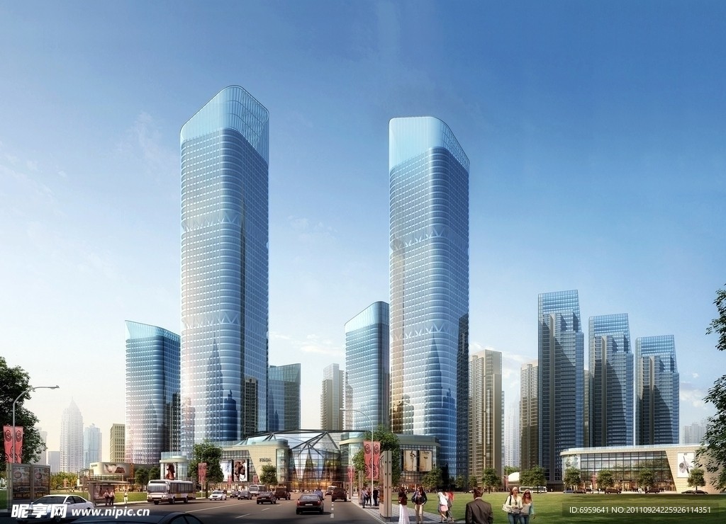 商业建筑效果图