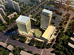商业广场建筑效果图